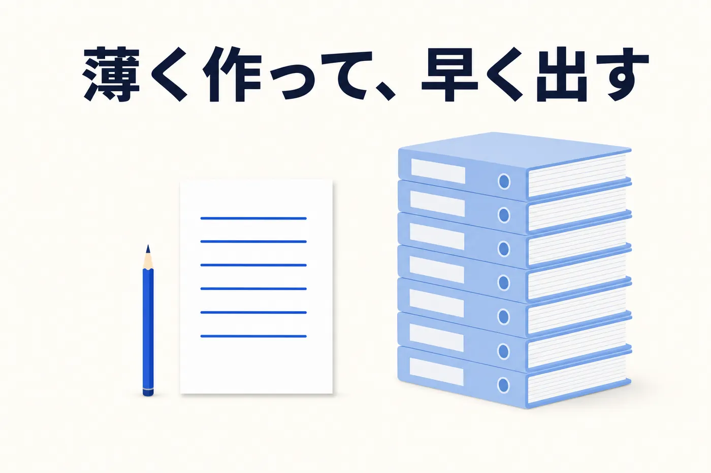 生成AIガイドラインに盛り込む7項目をコンパクトな1枚の文書にまとめるイメージ
