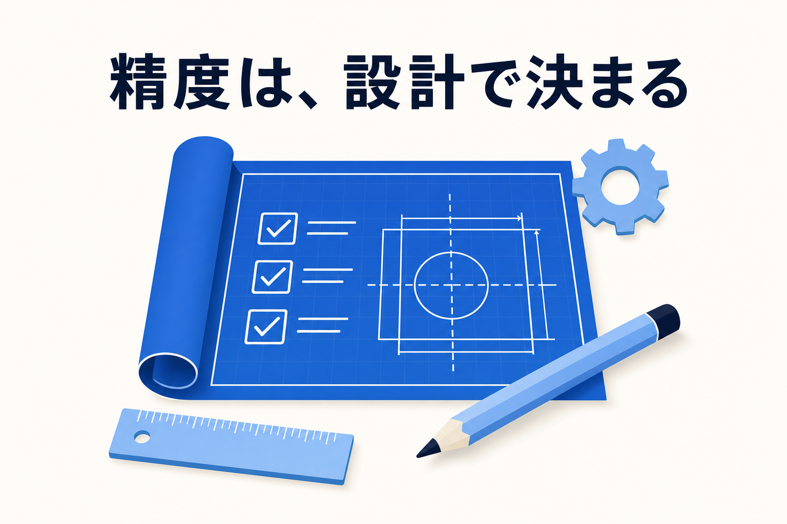 資料の選別・答えられない時の分岐・更新の運用という 3 つの整備を設計するイメージ