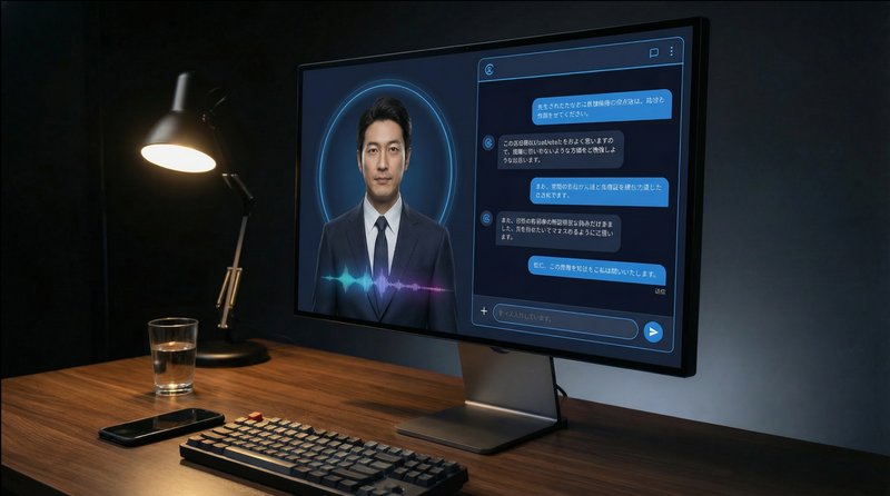 AI社長アバターのイメージ